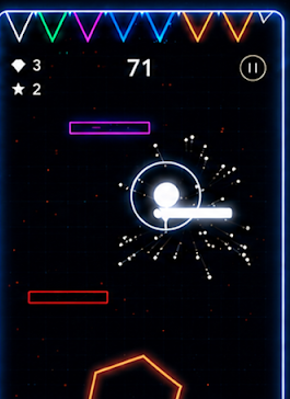 Modern Rapid Roll — timing a ring obstacle